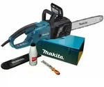 Elektro Kettens&auml;ge Makita UC4051AK - Schwert 40 cm - Schutzh&uuml;lle aus Metall + Kit