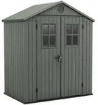 Keter Darwin gr&uuml;n - Gartenhaus - mit Frontfenstern - 190x122x221 cm