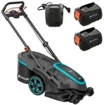 Gardena PowerMax Duo 46/36V P4A - Akku-Rasenm&auml;her - 2x18V 4Ah - 46 cm Schnitt
