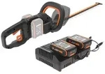 Akku-Heckenschere Worx Nitro WG286E - 2x 20V 2Ah - 60 cm Schwert aus Stahl