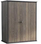 Keter Signature Walnut Gartenger&auml;teschrank 140&times;73&times;170 cm