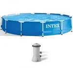 Intex Metal 28212NP - &Oslash;366x76 cm - Frame Pool + Filterpumpe