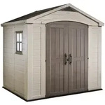 Keter Factor beige - Gartenhaus - Seitenfenster - 256.5x182x243 cm