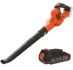 Akku Laubbl&auml;ser GWC1820PC-QW PowerCommand Black & Decker 18V 2Ah + Gratis 18-V-Akku