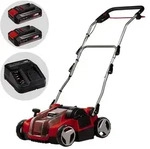 Einhell GE-SC 36/35 Li Akku-Vertikutierer und Rasenl&uuml;fter 2 &times; 18 V / 2,5 Ah