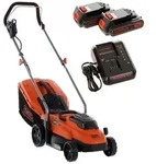 Black & Decker BCMW3318L2-QW Akku-Rasenm&auml;her - 2x18V/2.5Ah + Gratis 18-V-Akku 2 Ah -