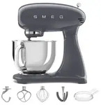Smeg Full Color Schiefergrau - K&uuml;chenmaschine - Sch&uuml;ssel 4,8 Liter