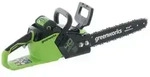 Greenworks GD40CS15 - Akku-Kettens&auml;ge 40V - Schwert 35 cm