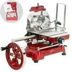 BERKEL B3 rot - Schwungrad-Aufschnittmaschine mit Messer aus verchromten Stahl 300 mm