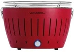 LotusGrill LG G34 U RD Tragbarer Holzkohlegrill f&uuml;r den Au&szlig;enbereich Rotes