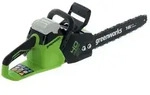 Greenworks GD40CS18 - Akku-Kettens&auml;ge 40V - AKKU UND LADEGER&Auml;T NICHT IM