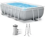 Intex Prisma Frame 26784NP - 300x175x80 cm - Aufstellpool + Filterpumpe und