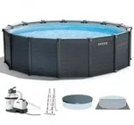 Runder Pool Intex Graphite Grey Panel 26384NP