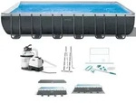 Intex Ultra XTR Frame 26368NP - 732x366x132 cm - Aufstellpool + Reinigungs- +