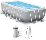 Intex Prisma Frame 26788NP - 400x200x100 cm - Aufstellpool + Filterpumpe und