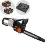 WORX WG385E NITRO - Akku-Astkettens&auml;ge - 2x20V/4Ah - Schwert 40 cm