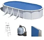Gre Atlantis Oval 800x470x132cm - Stahlwandbecken