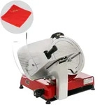Berkel Red Line 300 Rot - Aufschnittmaschine mit Messer aus verchromtem Stahl 300 mm