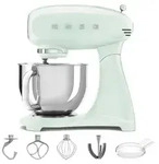 Smeg Full Color Pastellgr&uuml;n - K&uuml;chenmaschine - Edelstahlsch&uuml;ssel 4,8 Liter