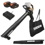 3-in-1- Akku-Laubbl&auml;ser und -sauger WORX WG583E - 2 x 20-V-Akkus - 4Ah