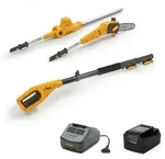 Stiga MT 100e Kit - Akku-Multitool auf Verl&auml;ngerungsschaft - 20V/4Ah