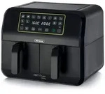 Ariete 4623 Airy Fryer Dual - Hei&szlig;luftfritteuse mit Doppelkorb und digitaler Anzeige
