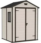 Keter Manor beige - Gartenhaus - mit Seitenfenster - 185x152x226 cm