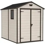 Keter Manor beige - Gartenhaus - mit Seitenfenster - 185x236x227 cm