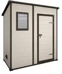 Keter Manor Pent beige - Gartenhaus - Mit Frontfenster - 183.5x111x200.5 cm