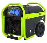 Pramac PX 8000 - Benzin-Stromerzeuger mit R&auml;dern mit AVR-Regelung und Elektrostarter
