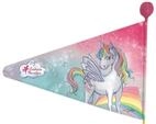 Paradies Einhorn Wimpelstange geteilt