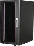 ROLINE 26.21.0201, ROLINE Basic - Schrank Netzwerkschrank - Glas T&uuml;r, 600x800 BxT -
