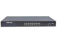 INTELLINET 561341, Intellinet 16-Port Gigabit Ethernet PoE+ Web-Managed Switch with 2