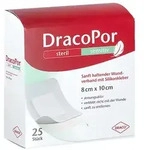 Dracopor Sensitiv 8x10 Cm Steril M.silikonkleber