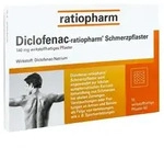Diclofenac-ratiopharm&reg; Schmerzpflaster 140 mg