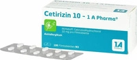 PZN-DE 03823707, Cetirizin 10 - 1 A Pharma Filmtabletten