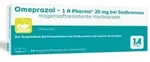 PZN-DE 06439524, Omeprazol - 1 A Pharma 20 mg bei Sodbrennen