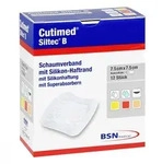 Cutimed Siltec B Schaumverb.7,5x7,5 cm mit Haftr.