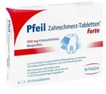 PZN-DE 00410560, STADA Consumer Health Pfeil Zahnschmerz-Tabletten forte 400mg