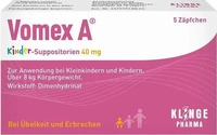 PZN-DE 11091632, Klinge Pharma Vomex A Kinder Z&auml;pfchen 40mg