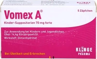 PZN-DE 11091649, Klinge Pharma Vomex A Kinder Z&auml;pfchen 70mg forte