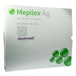 Mepilex Ag Verband 20x20cm steril