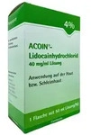 Acoin Lidocainhydrochlorid 40 mg/ml L&ouml;sung