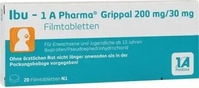 PZN-DE 14141365, Ibu - 1 A Pharma Grippal 200 mg/30 mg Filmtabletten