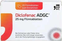 PZN-DE 19348987, Zentiva Pharma Diclofenac ADGC 25 mg Filmtabletten