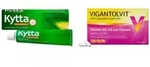 Kytta Schmerzsalbe 150 g + Vigantolvit Vitamin D3 K2 Calcium 60
