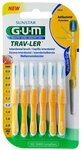 GUM Trav-ler 1,3mm Tanne gelb Interdental+6kappen