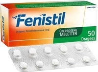 PZN-DE 01939854, Haleon Fenistil Dragees, Dimetindenmaleat 1 mg/Tabl.,...