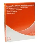 Dracofix Peel Kompressen 7,5x7,5 cm steril 8fach