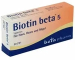 PZN-DE 01841919, betapharm Arzneimittel Biotin Beta 5 5mg Tabletten